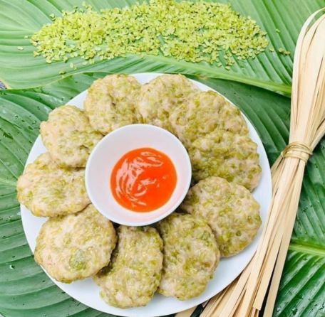 Chả cốm ức gà