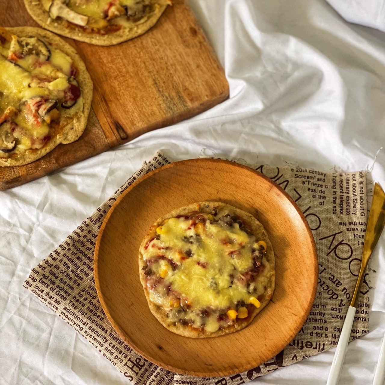 Pizza nguyên cám bò